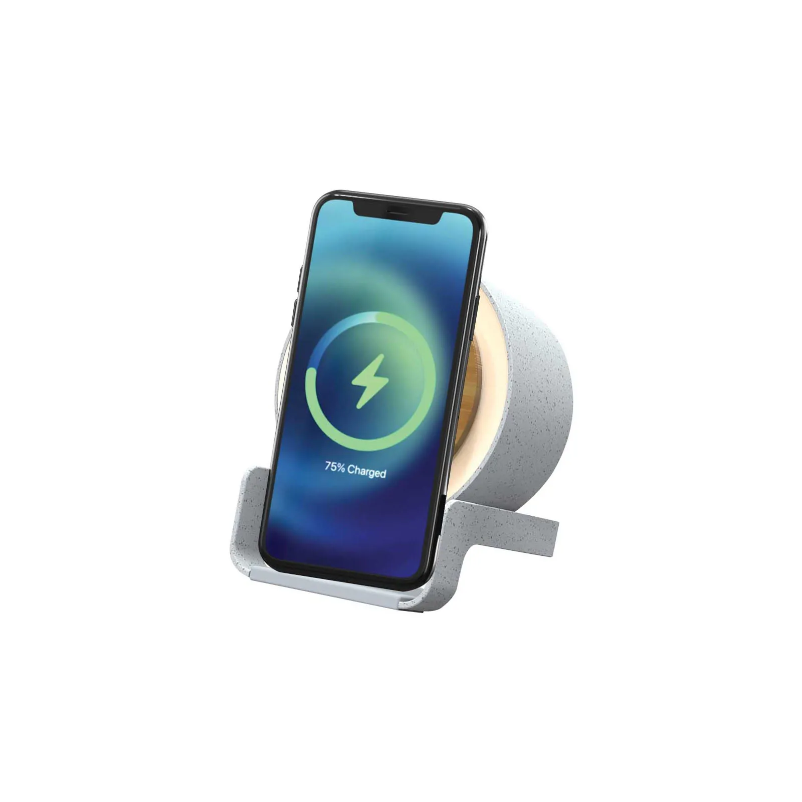 BT Speakers with 10W Wireless Charging & Night Lamp