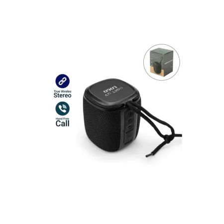 Portable Bluetooth Speakers, Light-Up Logo, Hands-Free Call with Lanyard