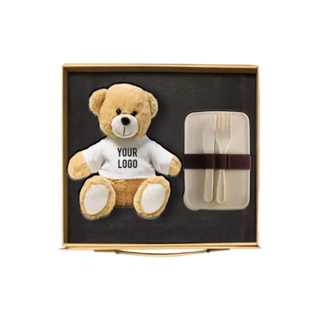 Teddy Lunch Buddy Kids Gift Set