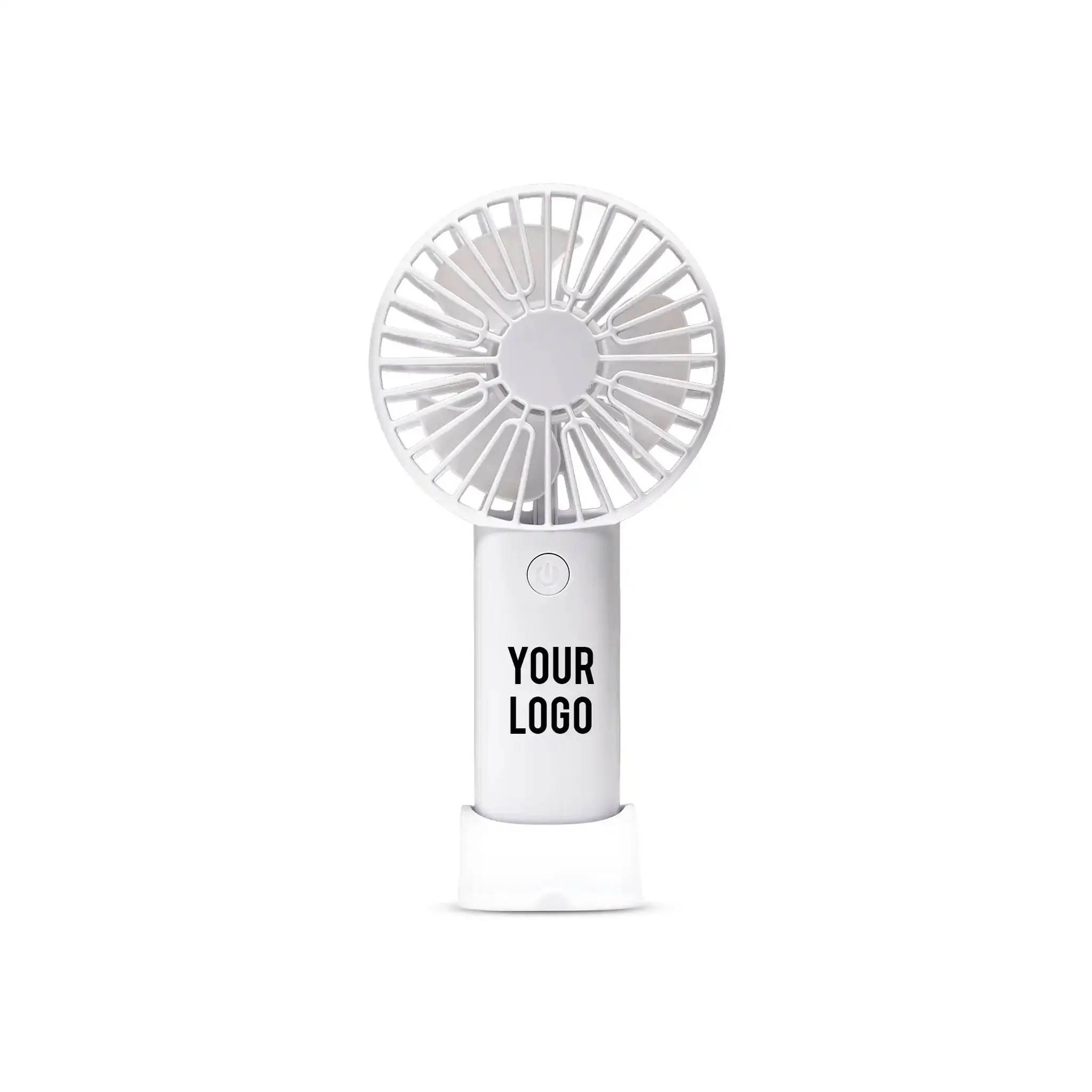 Smart Portable Rechargeable Desk Fan with Mobile Holder