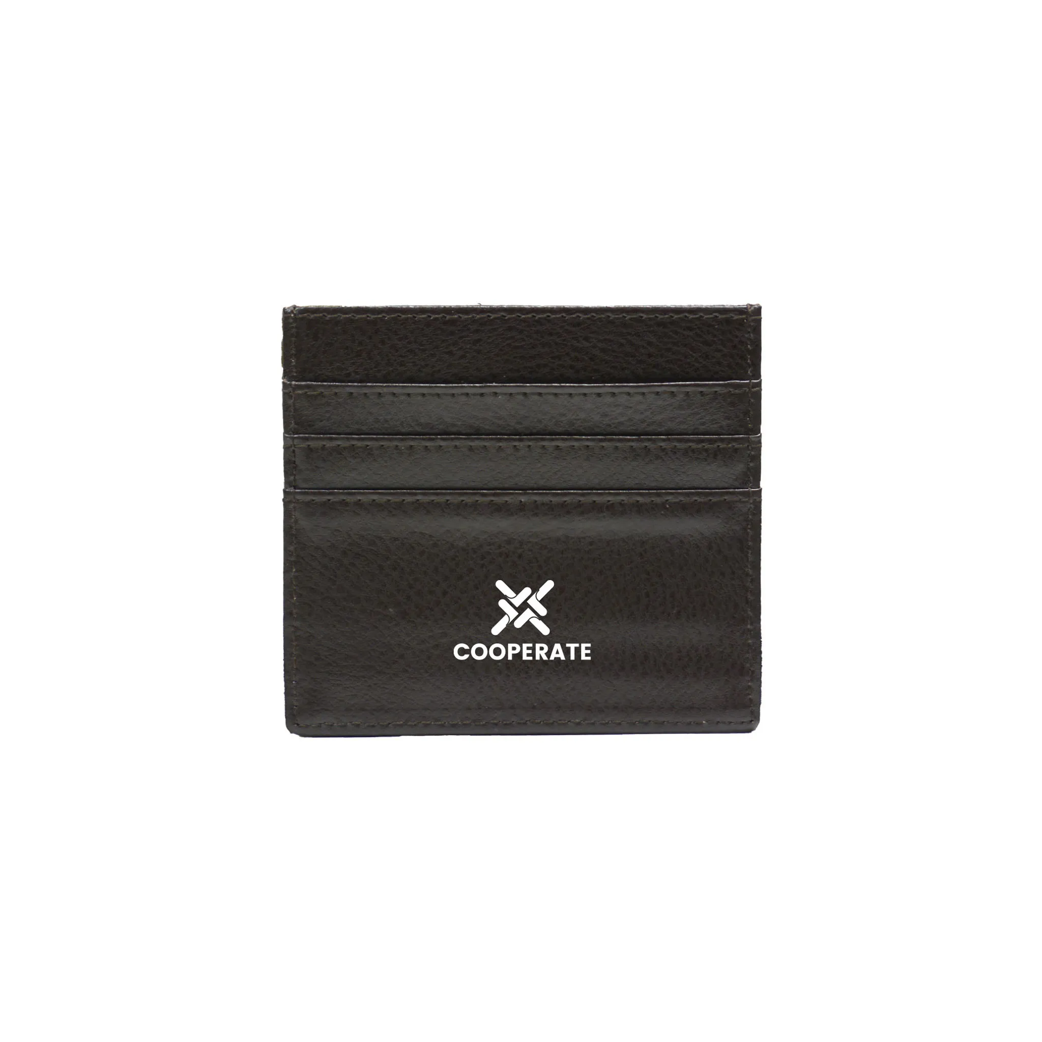 2 Side Leather Card Holder