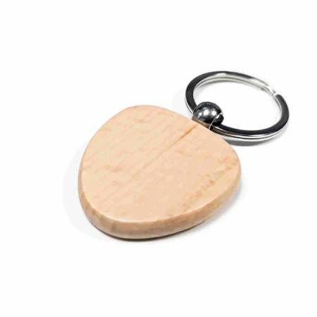Bamboo Heart Keychain