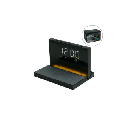 Dorniel Alarm Clock, 15W Wireless Charger & Night Light
