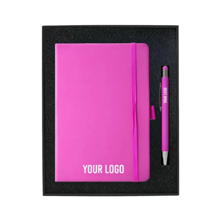 Giftset with Pink Notebook and Pen