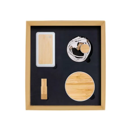 Bamboo Tech Essentials Gift Set