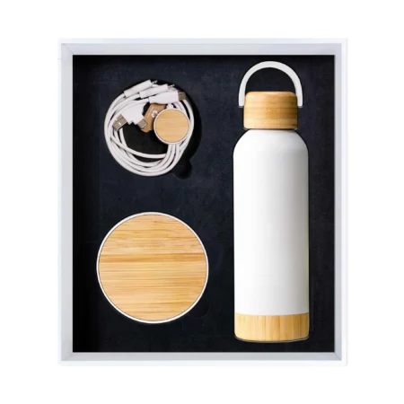 Premium Bamboo Tech Gift Set