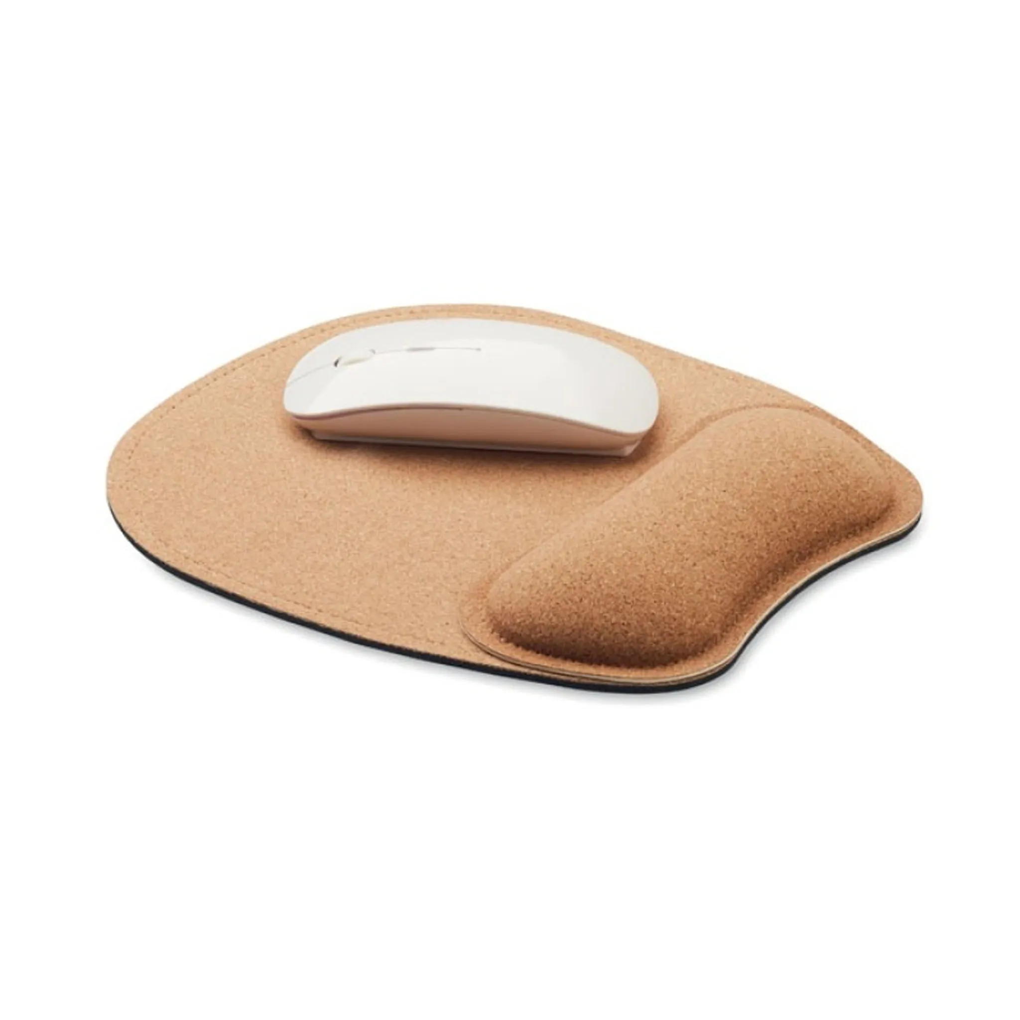 Heugz Ergonomic Cork Mouse Pad with Wrist Support - Image 3