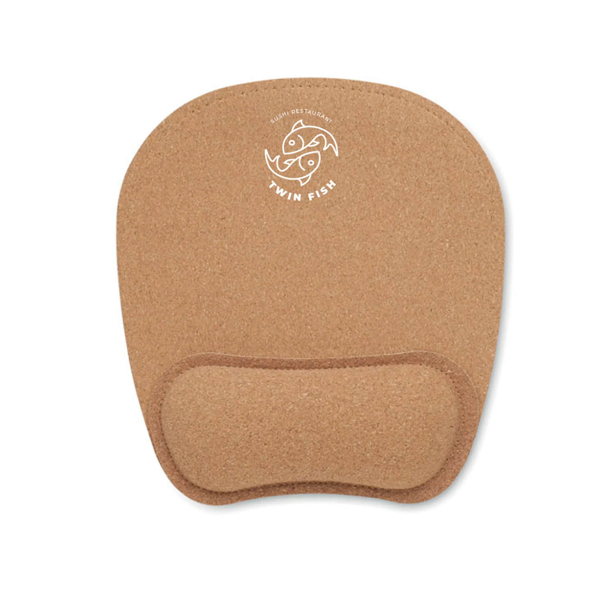 Heugz Ergonomic Cork Mouse Pad with Wrist Support