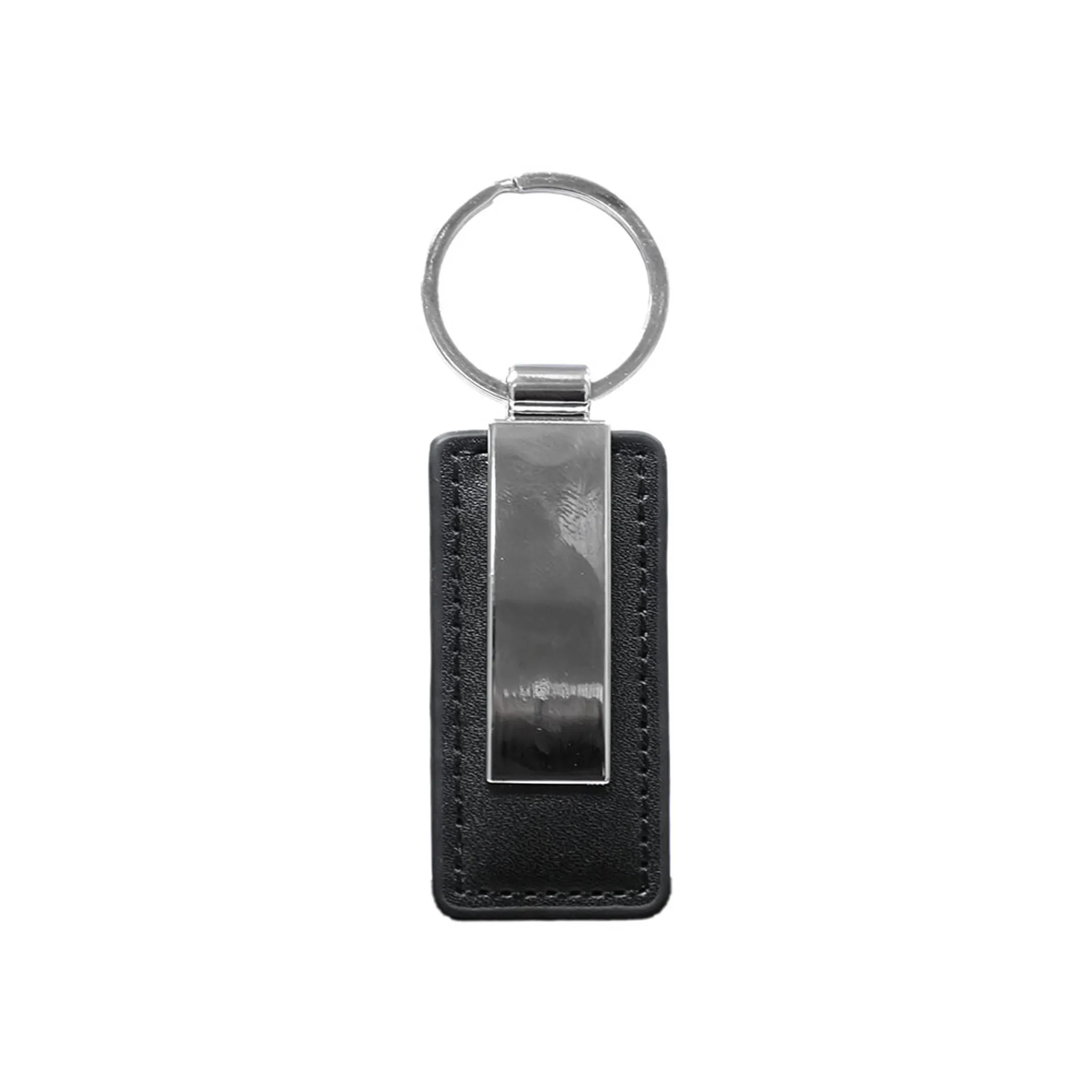 Krets PU Keychain with Metal Plate