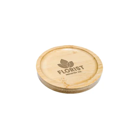 Round Bamboo Coaster