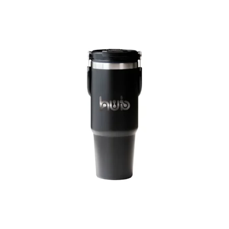 Tumbler with Handle and Sipper Black