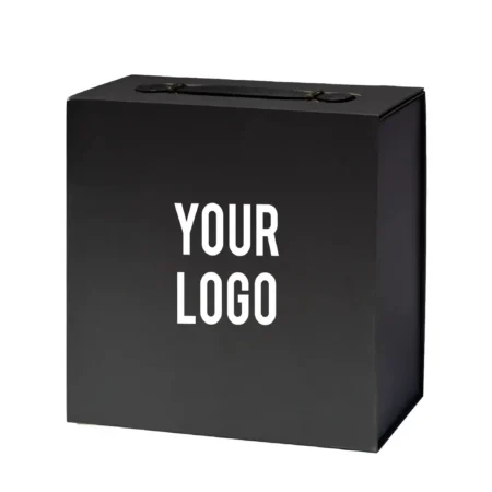 Luxury Gift Box with PU Leather Handle Large