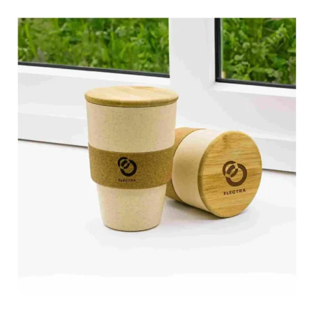 Wheat Straw and Cork Coffee Mug