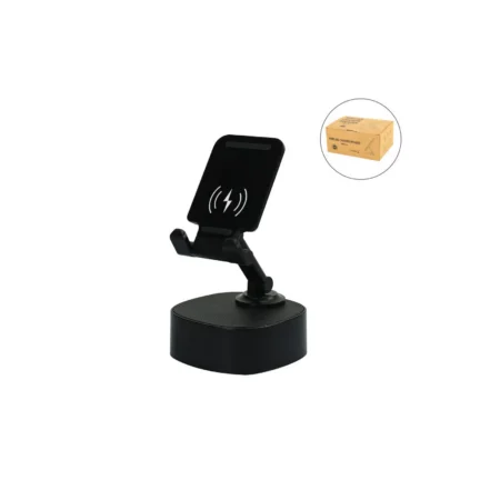 Wireless Fast Charger 15W with BT Speaker and RGB LED Logo