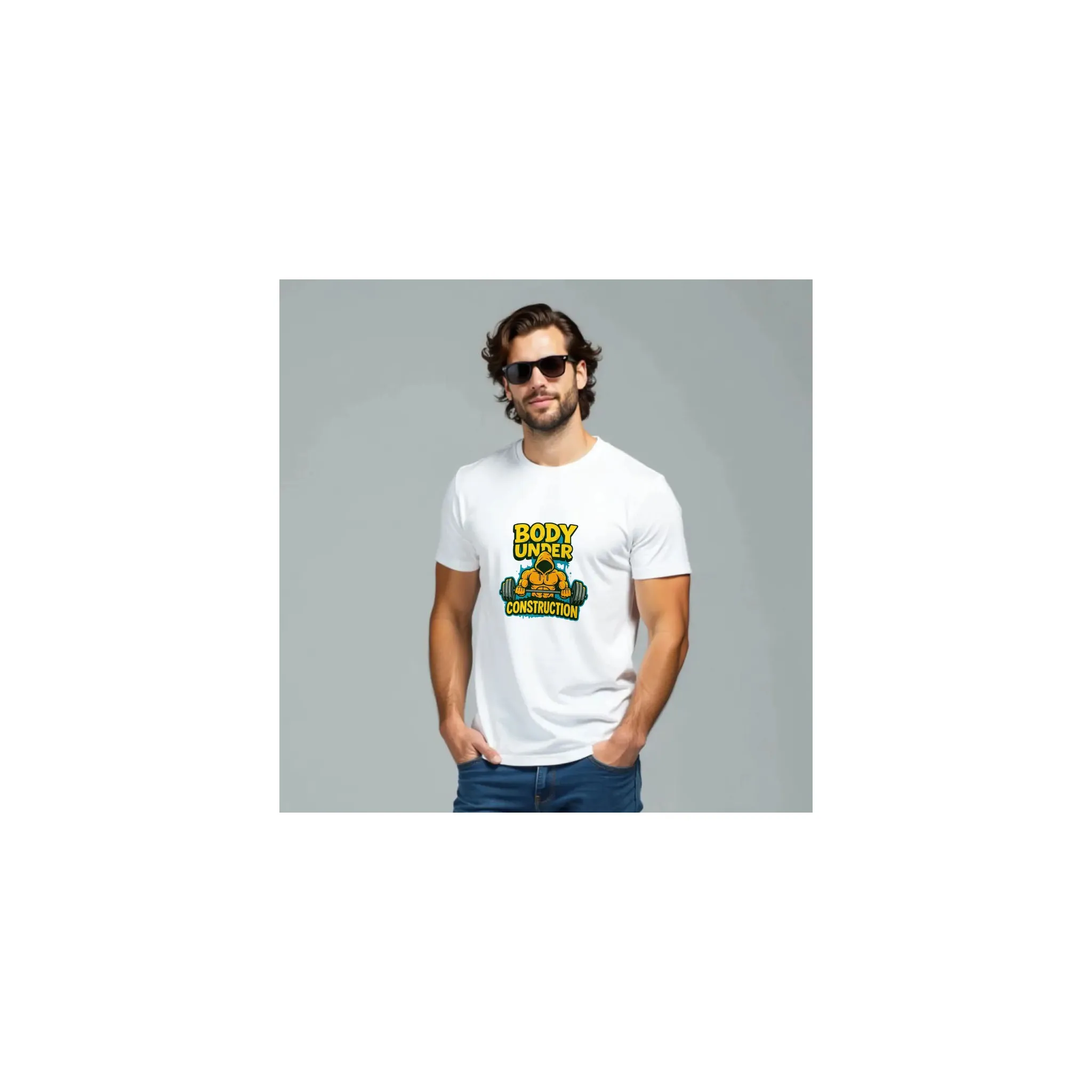 Nextt Level Bio-Washed Round Neck T-Shirts for Men