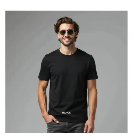 Nextt Level Bio-Washed Round Neck T-Shirts for Men