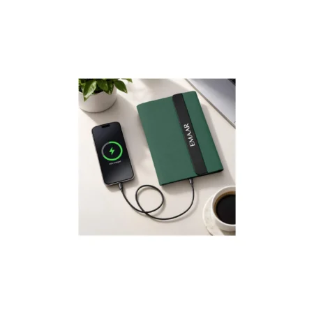 BERGMUND - Santhome 10000mAh Magnetic 15W Magsafe Wireless Power Bank Folder - Green